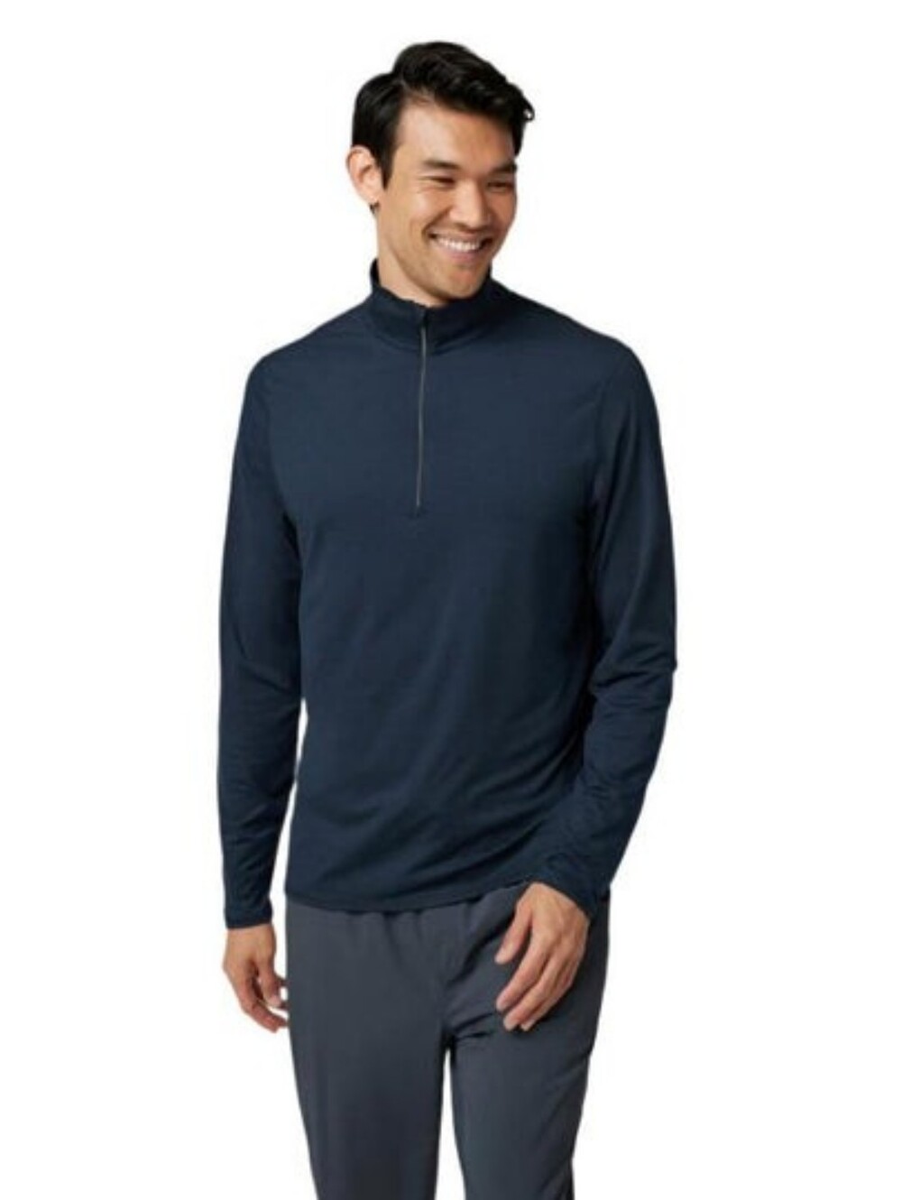 Vuori Mens Ease Performance 2.0 Pullover - Ink Heather